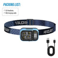 ESMARTER XPG+COB LED Headlamp – Sensor, USB-C, Waterproof