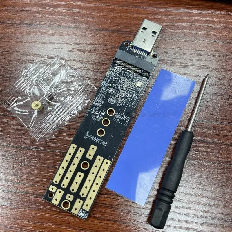 1 Set Riser Card JMS581DL Chip M2 To USB 3.2 GEN2 Type-A M.2 SATA/NVME SSD Adapter Converter Support 2230 2242 2260 2280 M2 SSD Oasis Select