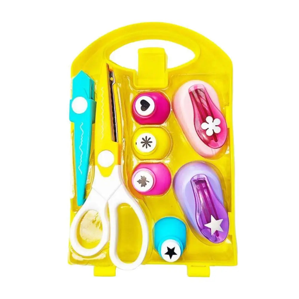8-Piece Kids Hole Punch Set – DIY Scrapbooking & Card Making