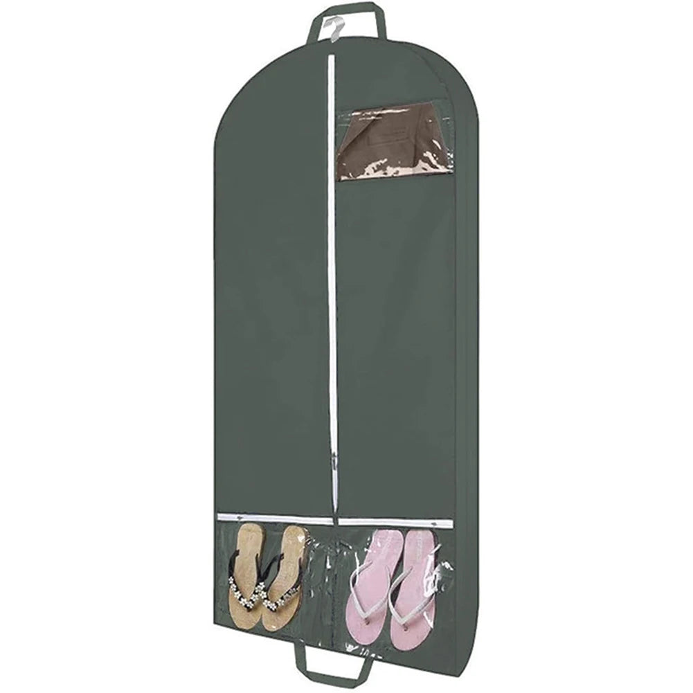 50 Inch Suit Travel Bag with Transparent Pockets for Keeping Clothes Neat and Accessories Visible during Trips Oasis Select The color of olive China Mainland