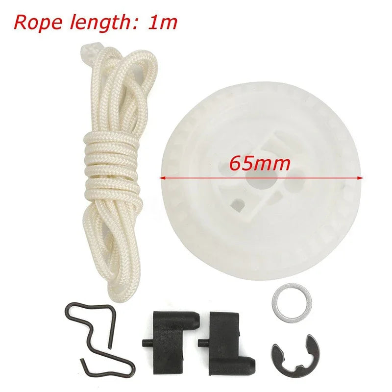 1set Recoil Starter Rope Pulley Pawl For Stihl Chainsaws Replacement Accessories For 021 023 025 MS 210 MS 230 MS 250 Garden Oasis Select