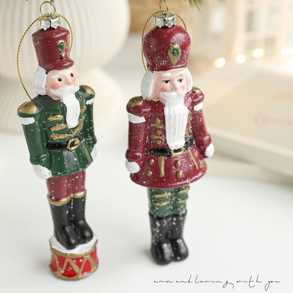 Soldier Nutcracker Christmas Tree Ornament | 15cm Hanging