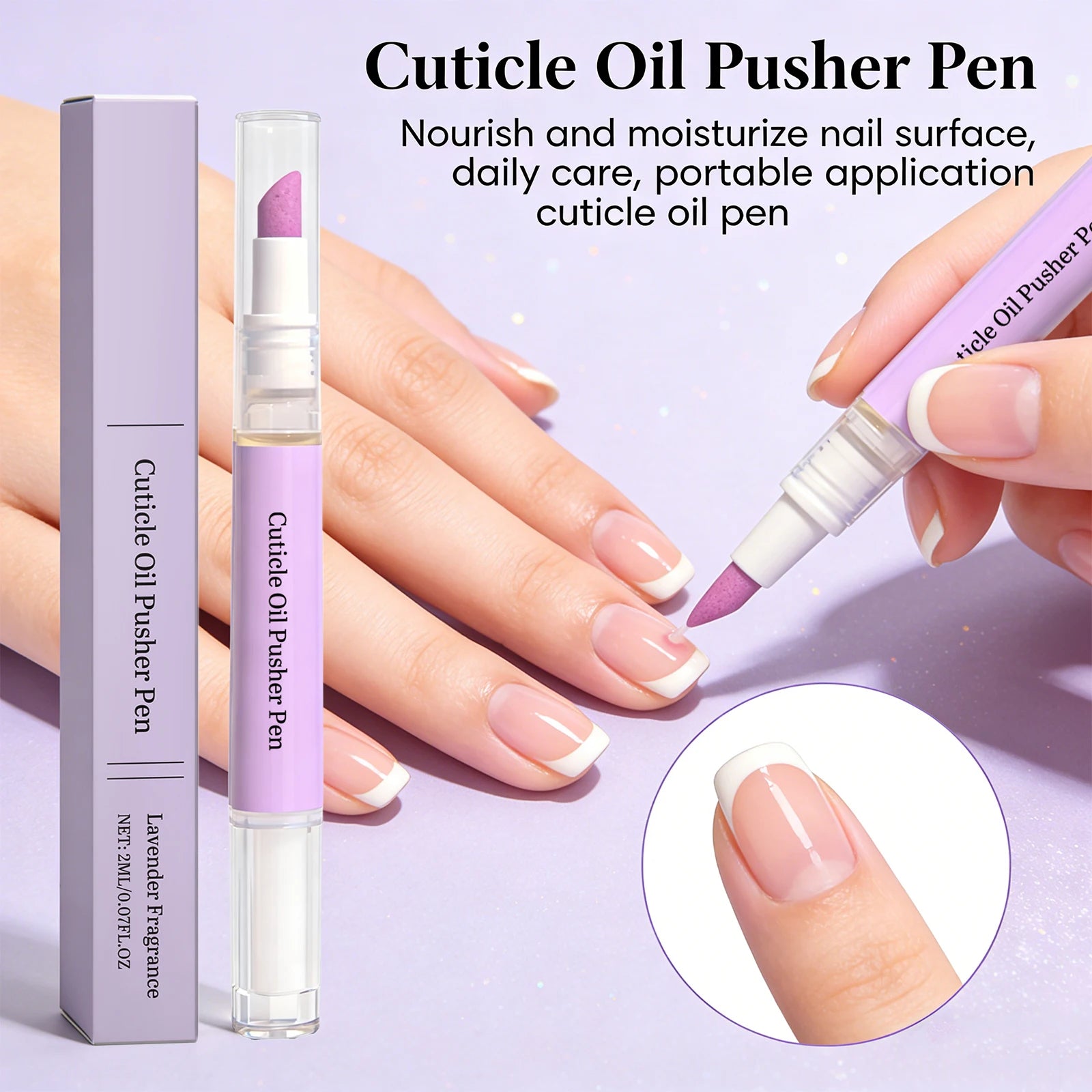 Nail Cuticle Oil Pen Dead Skin & Cuticle Remover Nail Cuticle Pusher Strengthen Nail Nourishing Manicure Nail Care Oil Pen Oasis Select