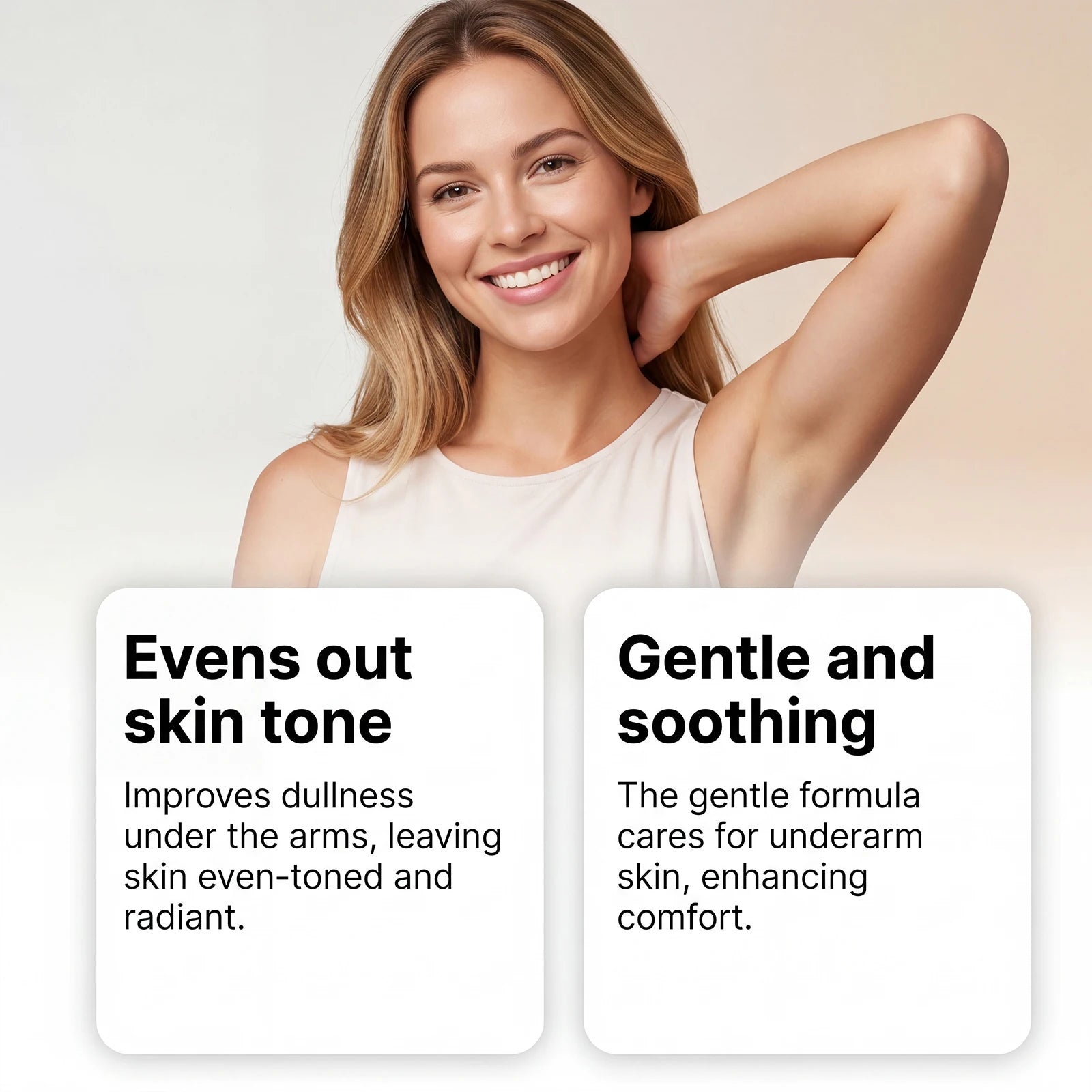 Underarm Brightening Cream Even Skin Tone Hydrating Gentle Formula Daily Underarm Care Vitamin C Sensitive Skin Non Greasy Oasis Select