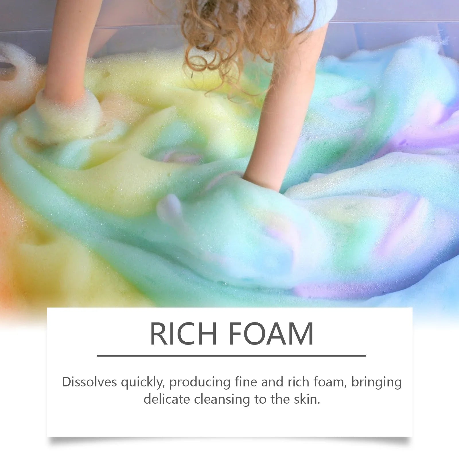OceAura Colorful Bath Bombs – Rosemary Foot Spa Set 180g