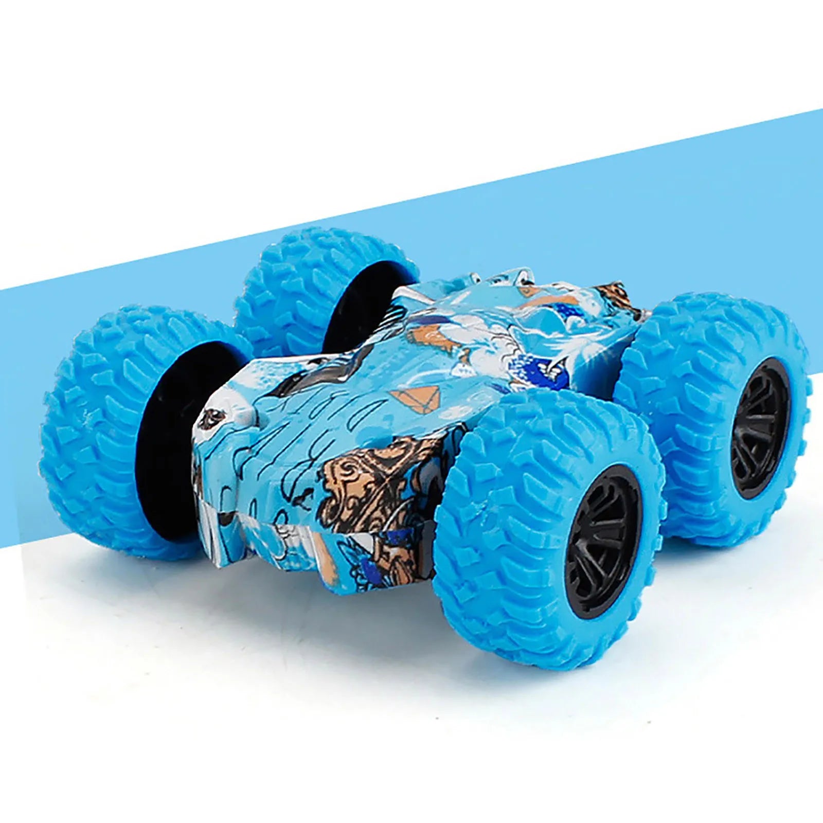 Double-Sided Inertia Off-Road Toy Car for Kids – No Battery Inertia Toy Car Oasis Select Blue