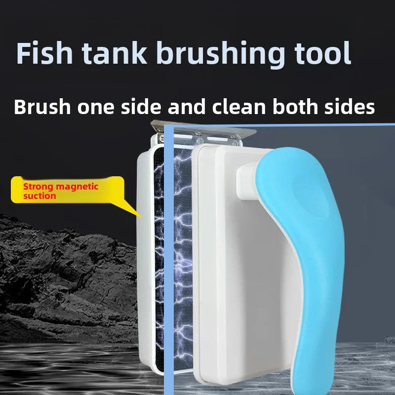Aquarium Glass Fish Tank Algae Scraper Cleaner Strong Magnetic Floating Clean Brush Fish Tank Scrapers Window Cleaner Tools Oasis Select