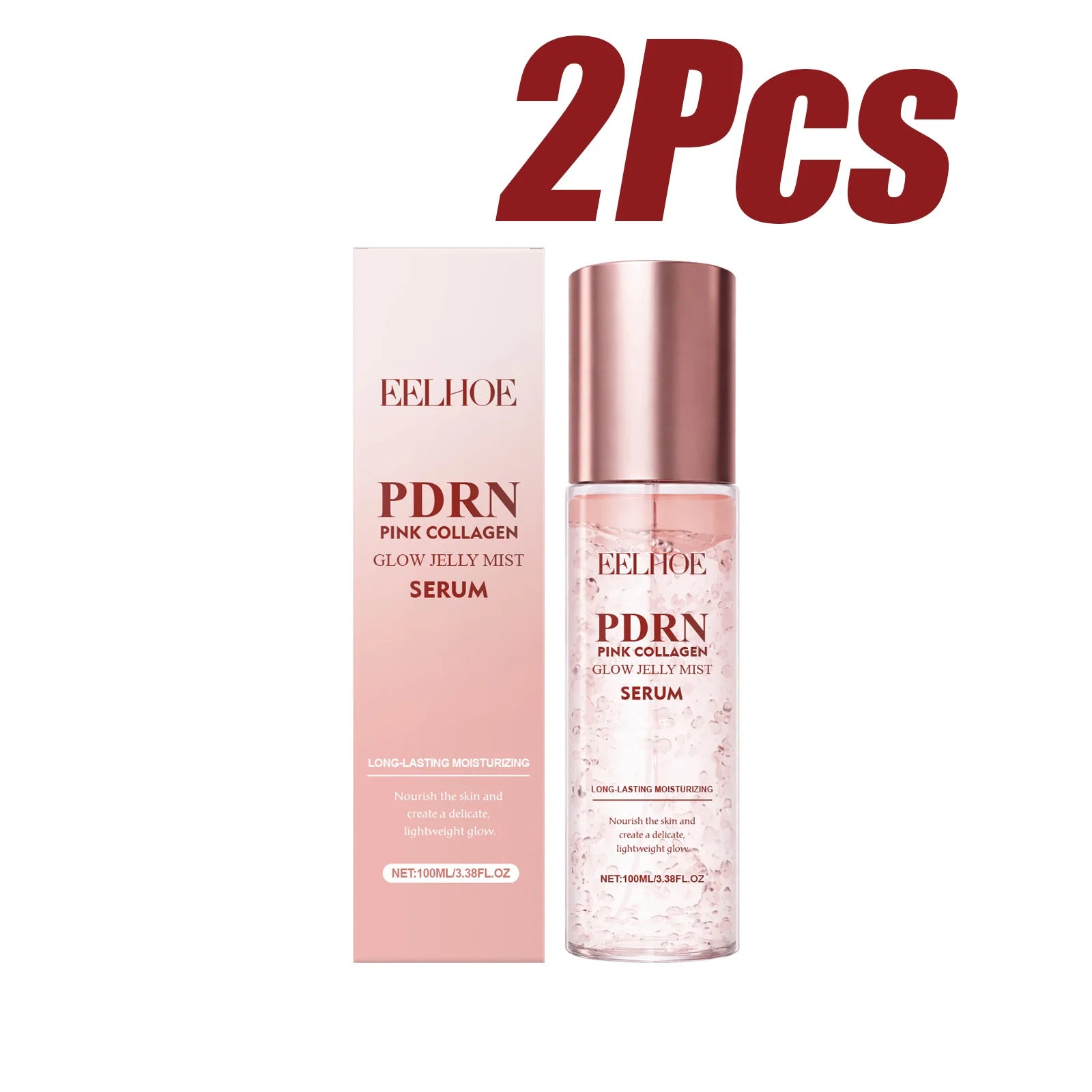 Jelly Mist Serum Collagen Brightening Essence Spray Facial Moisturizing Soothing Delicate Skin Improve Drying Skin Care Oasis Select 2 x 100ml Boxed