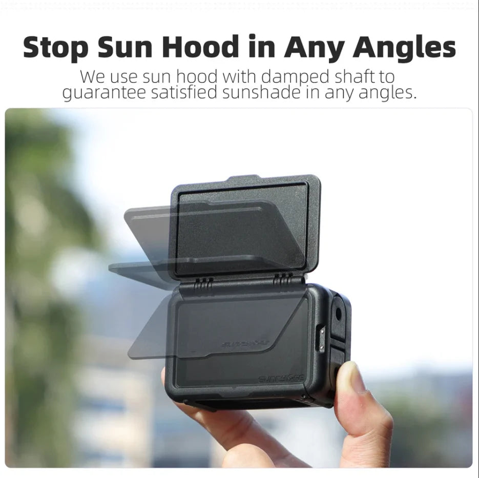 DJI OSMO Action 5 Pro/4/3 Housing Case with Sun Hood