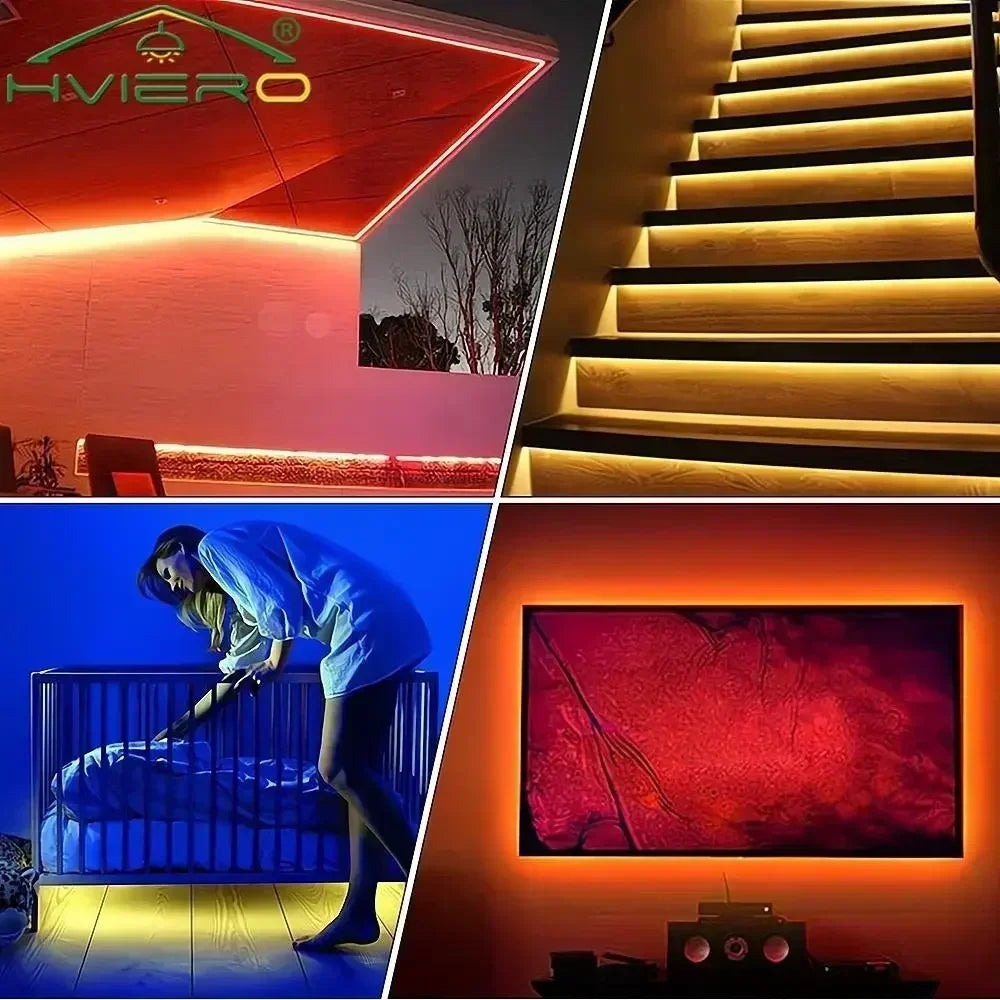 RGB LED Strip Light 2835 SMD 5M/10M | TV Backlight DC 12V