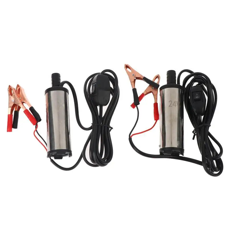 Small Electric Fuel Transfer Pump 12V 24V DC Pumping Dispenser Lightweight Portable Clamp Models Self-priming Type Oasis Select