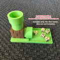 3D Printed Dice Rolling Tower Practical Table Game Prop Decorative Dice Holder for Board Party Drinking Games No Dice Included Oasis Select light green