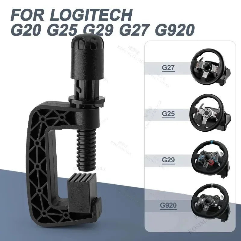Driving Simulator Steering Wheel Fixing Clamp Clip Screw Bolt Set for Logitech G25 G27 G29 G920 for GT Models Car Accessories Oasis Select