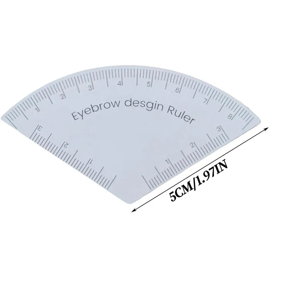 Reusable Eyebrow Ruler – Brow Shaping & Design Tool Eyebrow Shaping Tool Oasis Select White CN