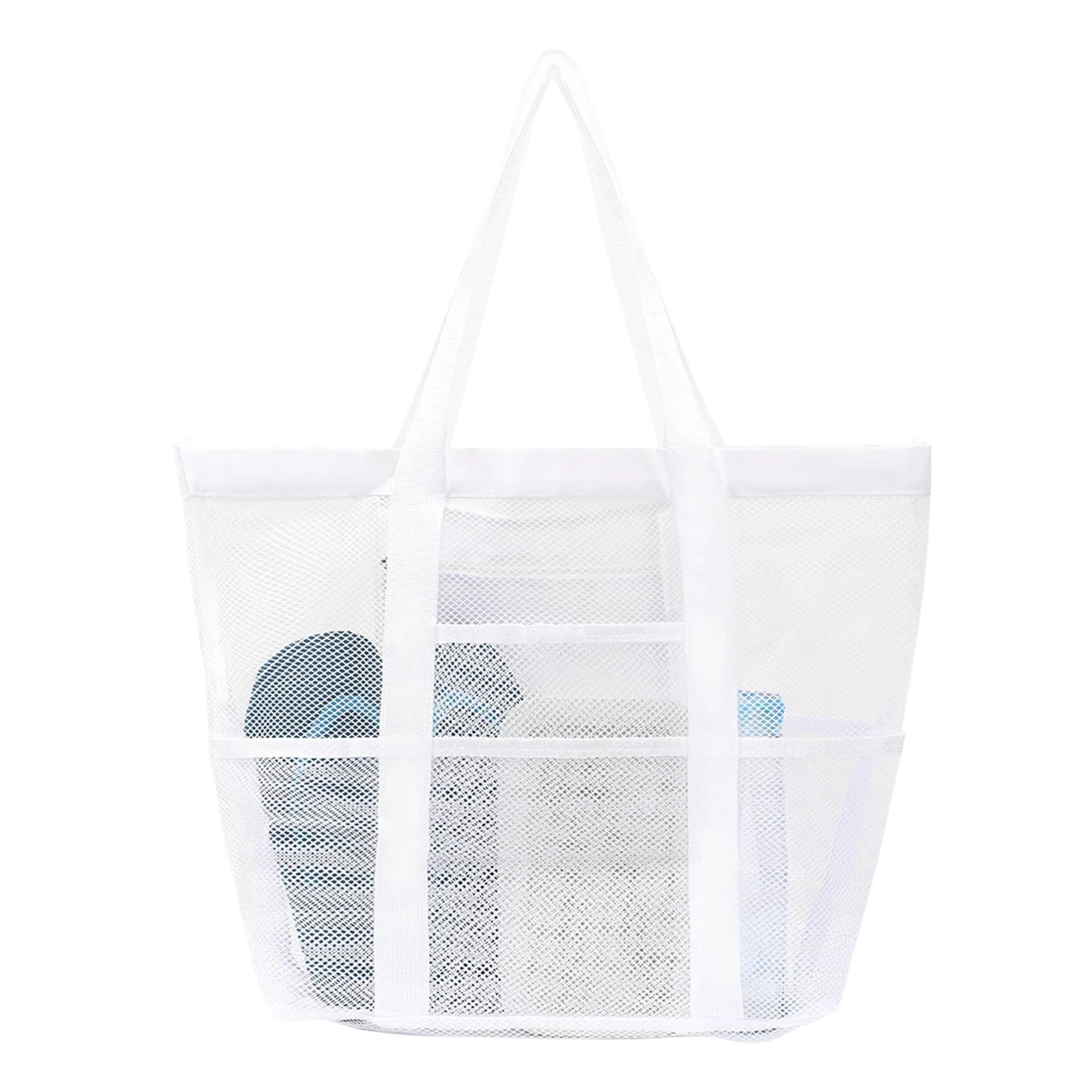 Mesh Beach Tote Bag | Large Multi-Pocket Pool & Travel Bag
