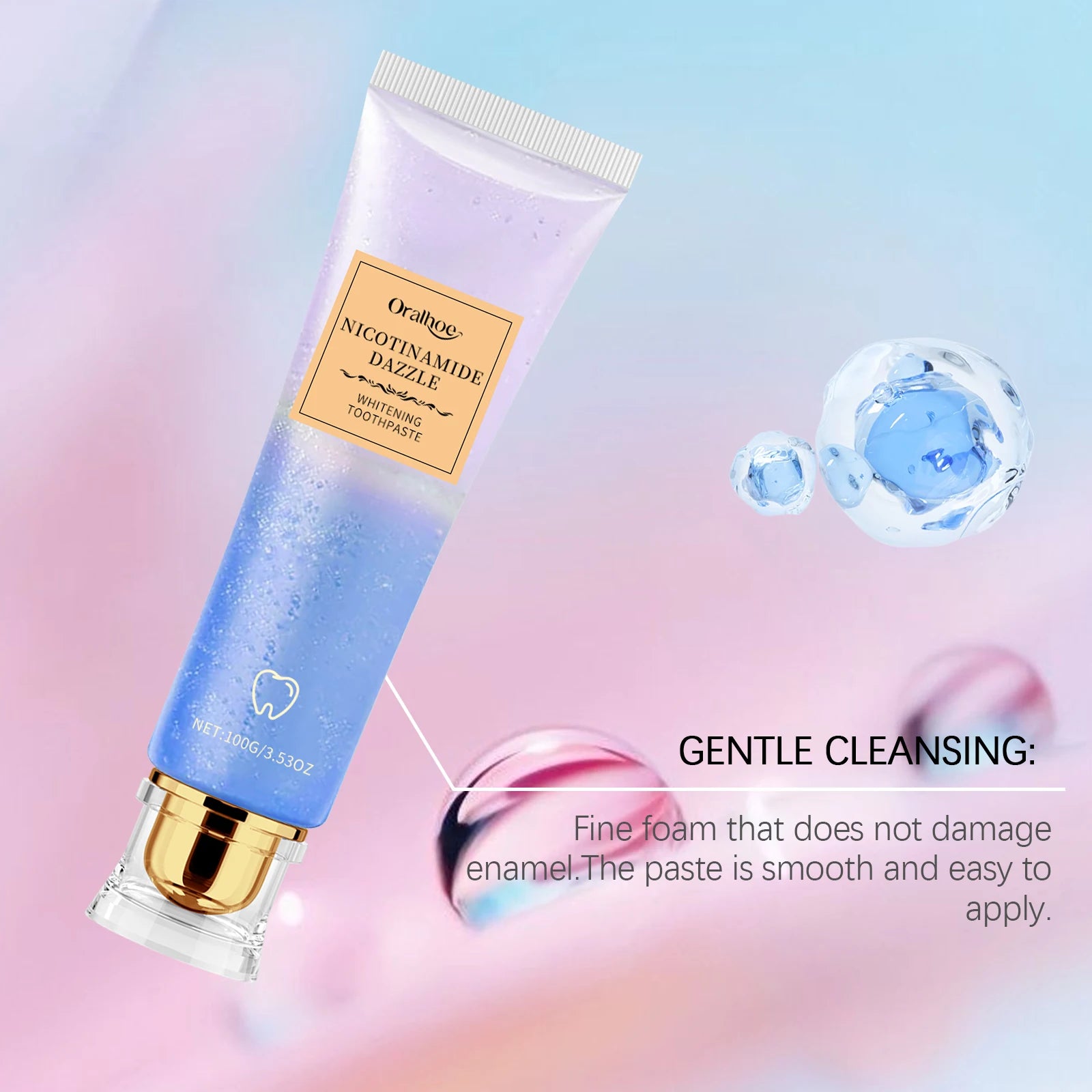 Niacinamide Corrector Toothpaste Whitening Teeth Stain Plaque Remover Protect Enamel Reduce Yellowing Tooth Refreshing Oral Care Oasis Select