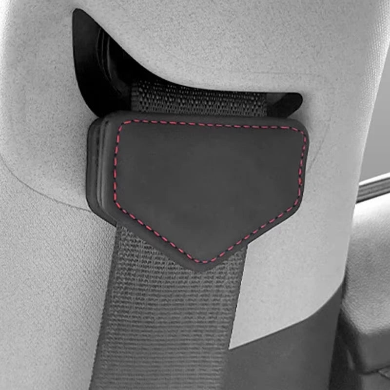 Magnetic PU Leather Seat Belt Clip Adjuster | Universal Fit