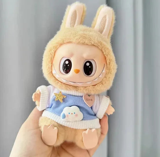 Mini Plush Doll'S Clothes Outfit Accessories For Korea Kpop Exo Labubu V1 V2 Idol Dolls Pit strip climbing suit Clothing Gift Oasis Select STYLE 10 no doll