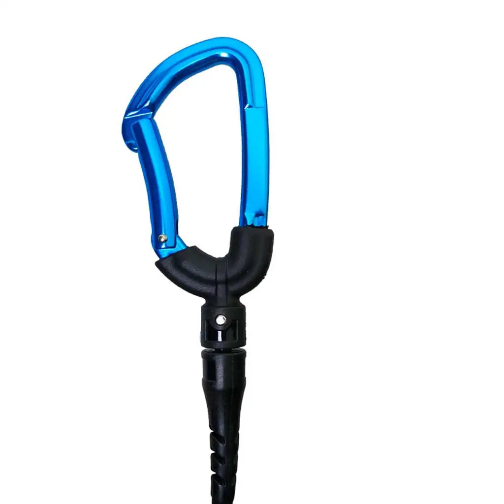 Diving Safety Lanyard Rope Durable Freediving Lanyard Leash Cable with Wristband Carabiner for Underwater Sports Oasis Select