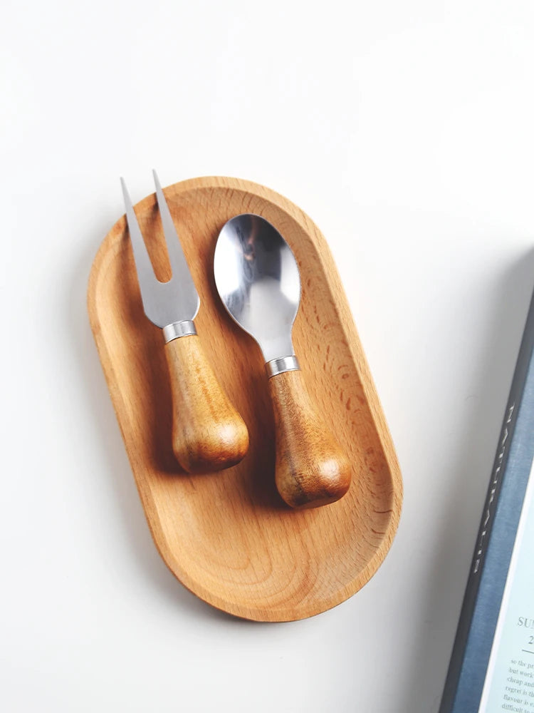 Creative western tableware butter toast jam spread knife fruit knife fork spoon spoon and fork set Oasis Select