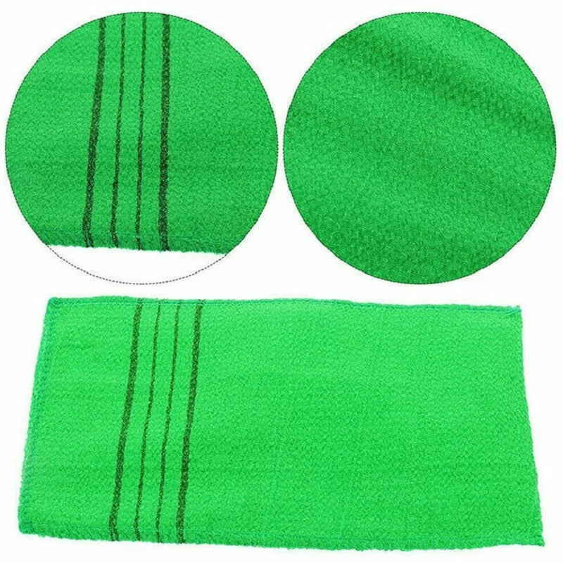 Asian Exfoliating Bath Mitt – Double-Sided Body Scrub Washcloth