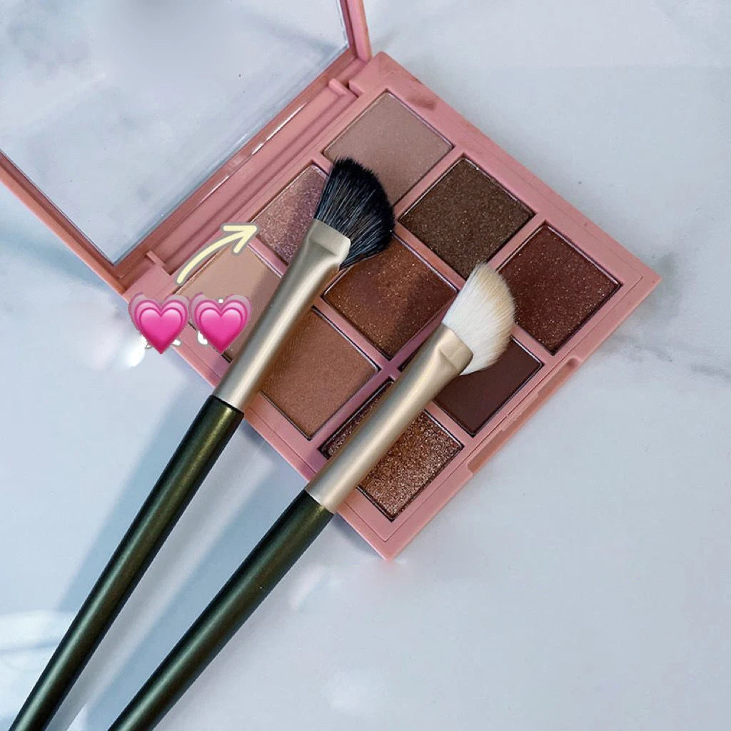 Half Fan Nose Contour Brush – Soft Eyeshadow Sculpting Tool Contour Makeup Brush Oasis Select