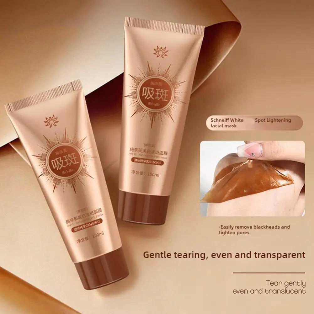 2/3PCS Spots Peel-Off Facial Mask Anti-Blemish Freckle Brightening Off Mask Deeply Clean Pore Tightening Moisturize Glowing Skin Oasis Select