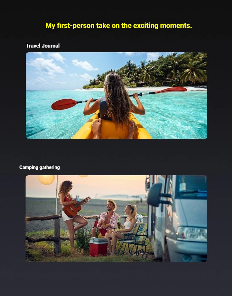 Magnetic Head & Chest Mount for DJI Osmo & Insta360 Cameras