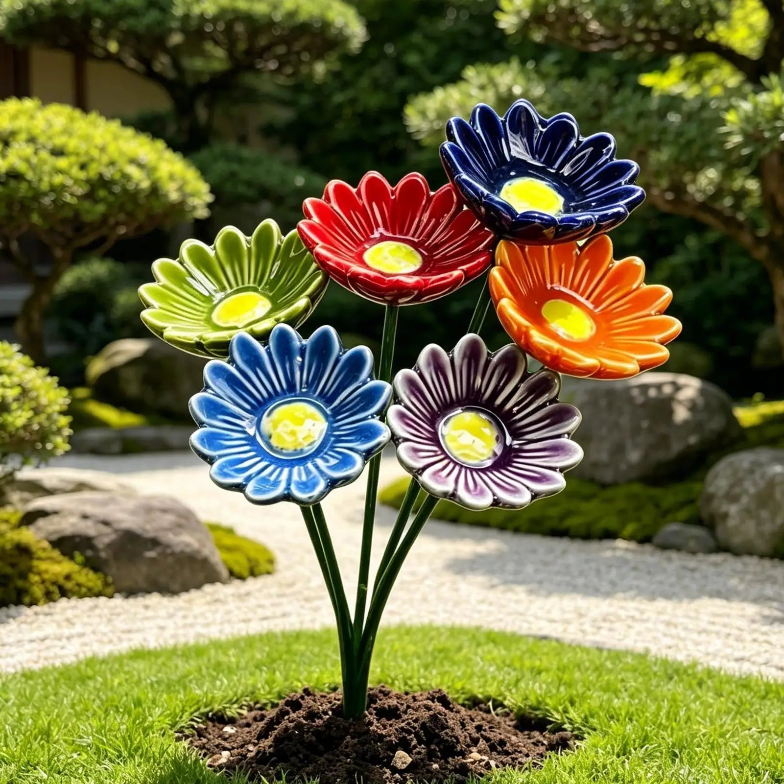 6Pcs ee Watering Cup Bee Watering Station Bee Garden Outdoor Butterfly Feeder Insect Watering Bee Ladder Outdoor Yard Decoration