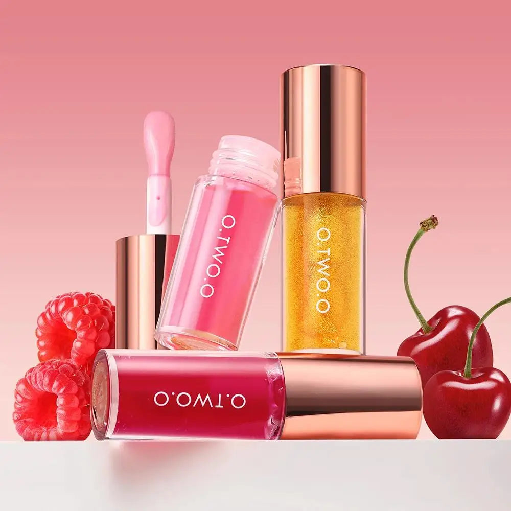O.TWO.O Lip Oil Gloss Plumper – Non-Sticky Moisturizing Shine