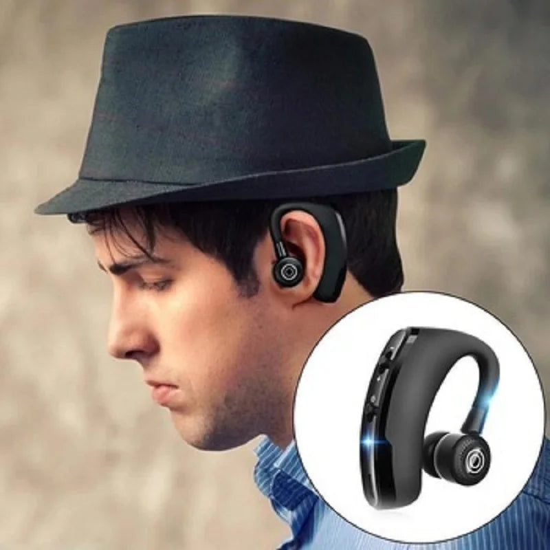 Single-Ear Driving Bluetooth Earphone for Hands-Free Communication Car Ear Hook Headset Wireless Headphones over Ear Gaming Oasis Select