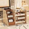 Desktop storage box, office desk file and stationery storage rack, cosmetics and skincare products storage cabinet Oasis Select cream