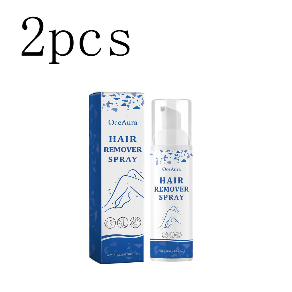 Body Hair Removal Spray Man Easy Permanent Hair Remover Clean Underarms Anti-Drying Prevent Black Spots Mild Depilatory Mousse Oasis Select 2boxed