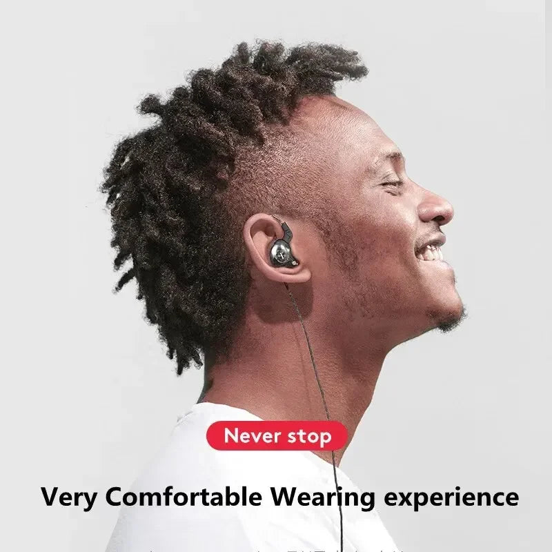 Original X2 Dynamic Wired Earphones HIFI Heavy Bass Earbuds In Ear Gaming Headphones Monitor Sport Noise Cancelling Headset Mic Oasis Select