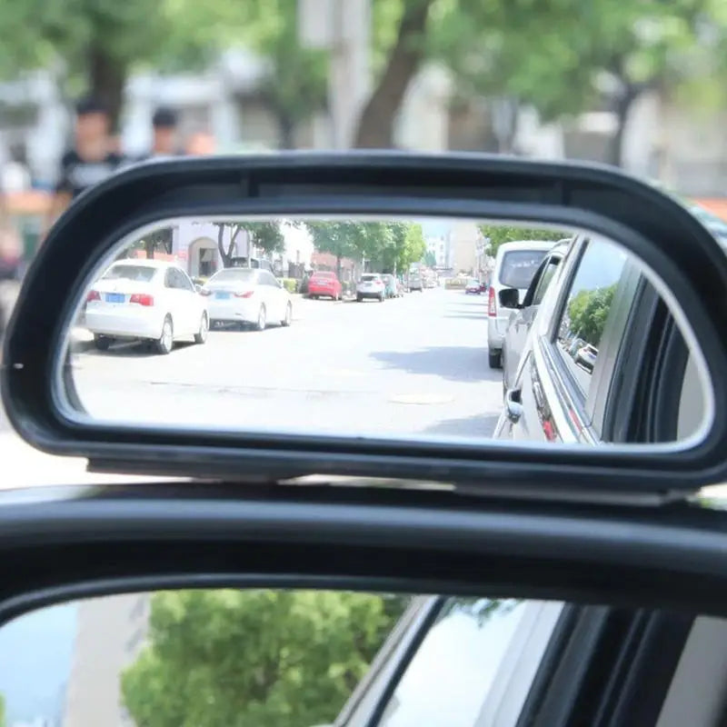 1pcs 360 Degree Rotatable Wide Angle Rear View Mirror Blind Spot Mirror for Car Reversing Front Rear Wheel Blind Spot Mirror Oasis Select