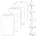 5/10/15 PCS 35pt Magnetic Card Holders with Stand – Hard Case for MTG & Sports Cards, UV Protection, Instant Desktop Display Oasis Select 5Sets