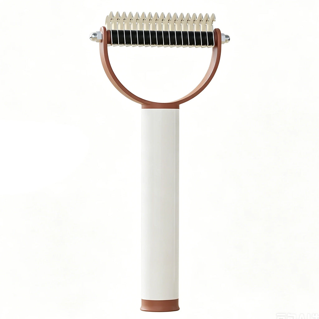 2-in-1 Pet Grooming Brush & Lint Roller for Dogs & Cats
