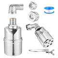 LIKE WISH 1/2Inch 3/4Inch 1Inch Automatic Float Valve, 304 Stainless Steel Fully Automatic Water Level Control Float Valve Oasis Select Silver 1 Set