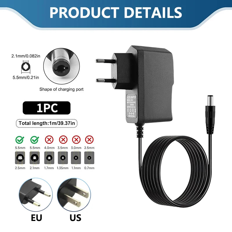 DC Power Supply 12V 24V 5V 6V 8V 9V 10V 13V 15V Power Supply Adapter Transformer AC 220V 110V TO DC 12 24 5 6 8 9 10 13 15 Volt Oasis Select