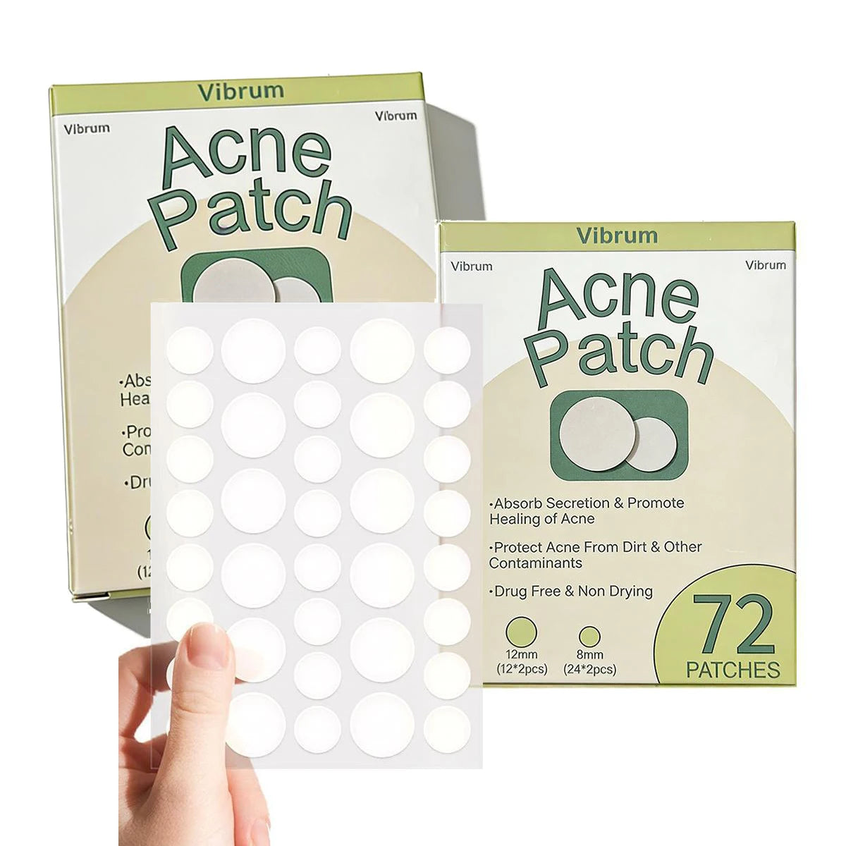 72/288 Counts Invisible Pimple Patches for Face with Tea Tree Oil, Hydrocolloid Acne Pimple Patches Blemish Dots Patch Stickers Oasis Select