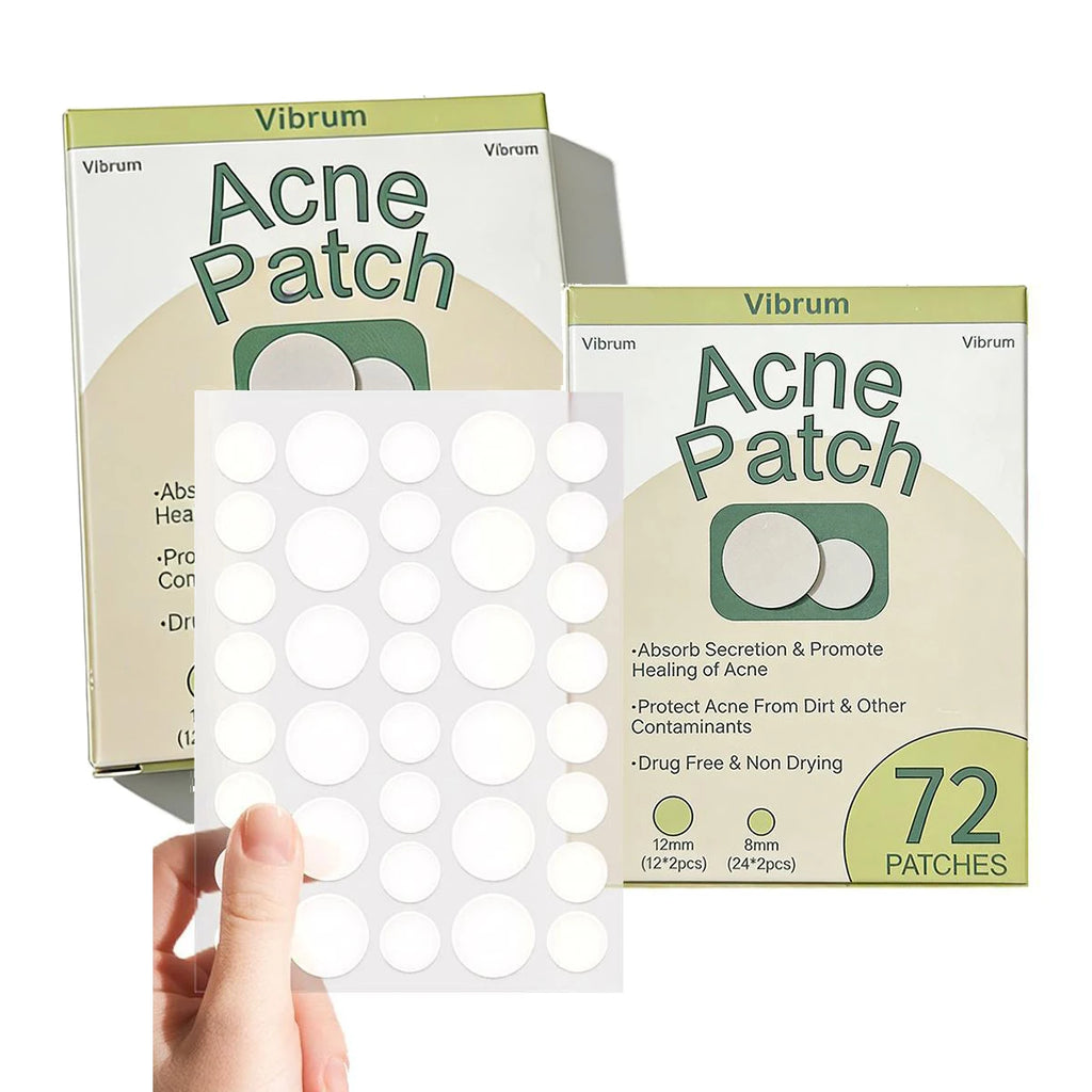 72/288 Counts Invisible Pimple Patches for Face with Tea Tree Oil, Hydrocolloid Acne Pimple Patches Blemish Dots Patch Stickers Oasis Select