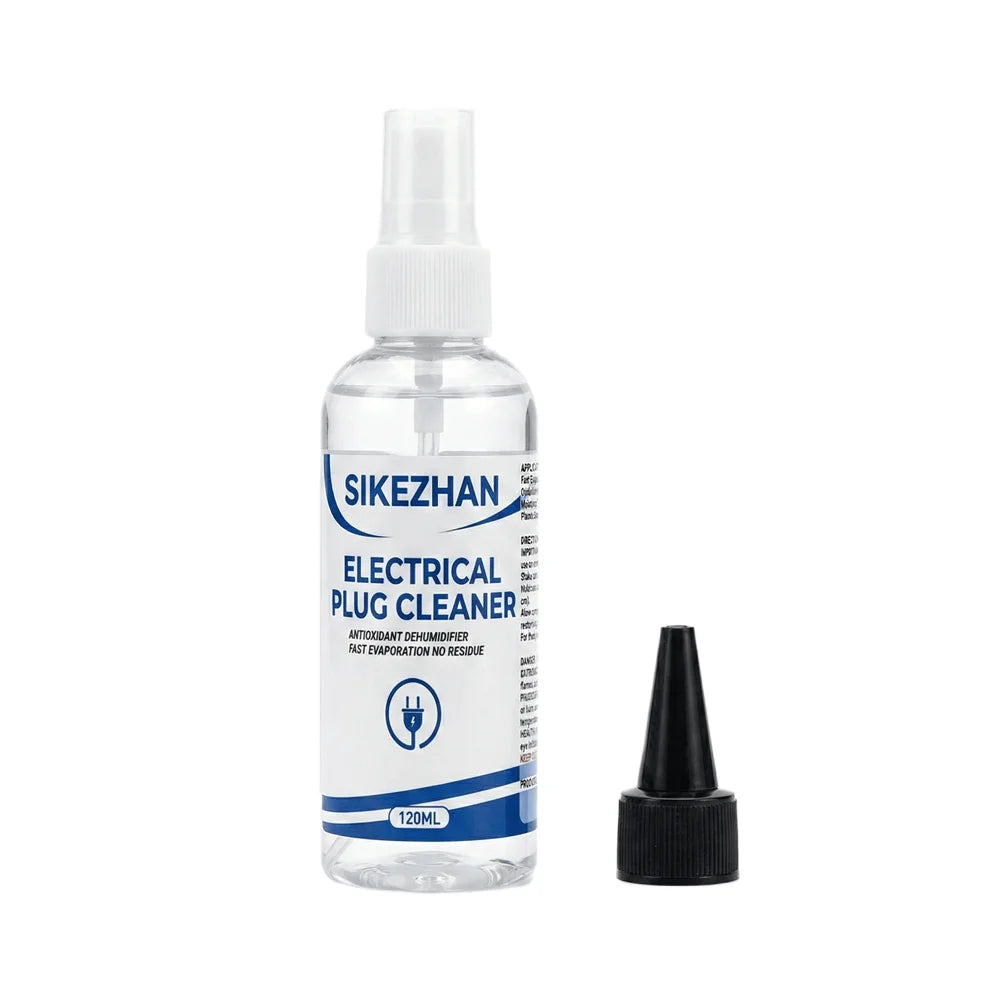 120ml Electronic Contact Cleaner Spray Fast Drying No Residue Degreaser for Car Plugs Connectors PCB Circuit Boards Deoxidizer Oasis Select XP5023-1PC