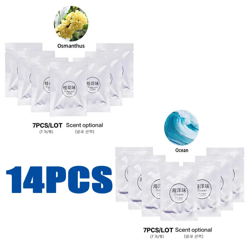7-21pcs Solid Car Perfume Supplement Tablet Flavor Car Air Conditioner Vent Good Smell Scent Pads Car Refill For Auto Air Outlet Oasis Select 14pcs Mix 1