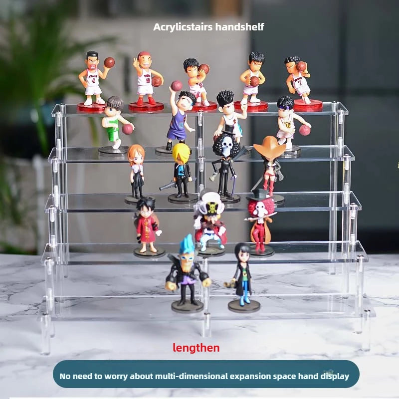 Acrylic Ladder Shelf Display Stand – Cakes, Dolls & Cosmetics