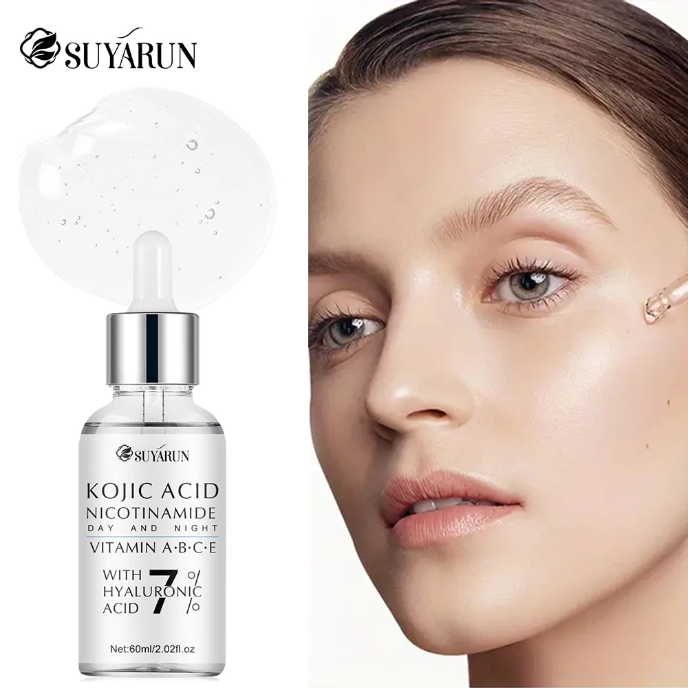 SUYARUN Kojic Acid & Niacinamide Brightening Serum - Hydrating Anti-Aging Face Treatment for Dark Spots, Even Skin Tone. Oasis Select
