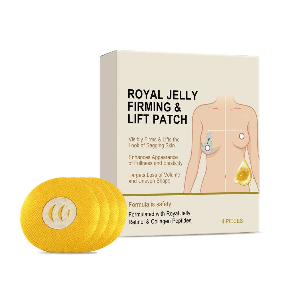 Firming Breast Patches – Royal Jelly, Retinol & Collagen | 4-Pack Firming Body Patches Oasis Select 1boxed