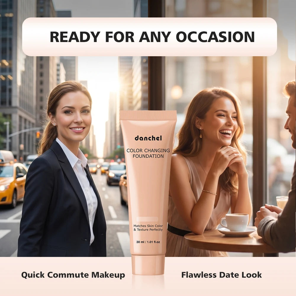 Color Changing Foundation Nourish Repair Skin Deep Hydration Brighten Even Tone Natural Matte Makeup Effect Concealer Foundation Oasis Select