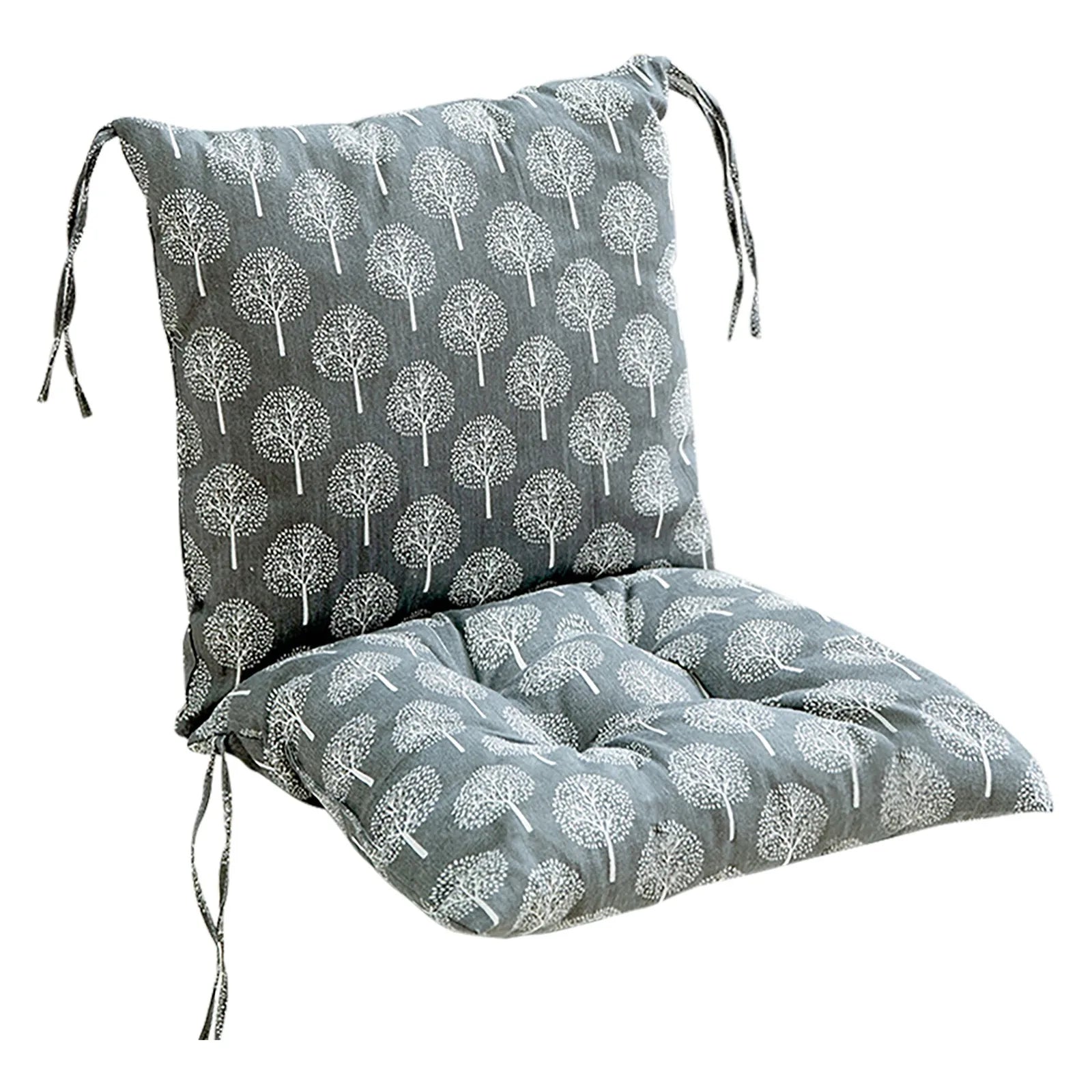 Printed Cotton Chair Cushion – Thick Dining & Home Seat Pad Chair Seat Cushion Oasis Select B