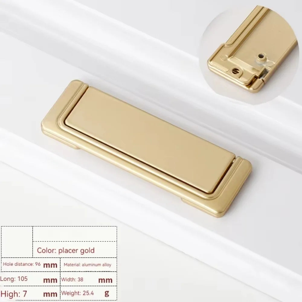 Aluminum Alloy Invisible Folding Cabinet & Drawer Handle