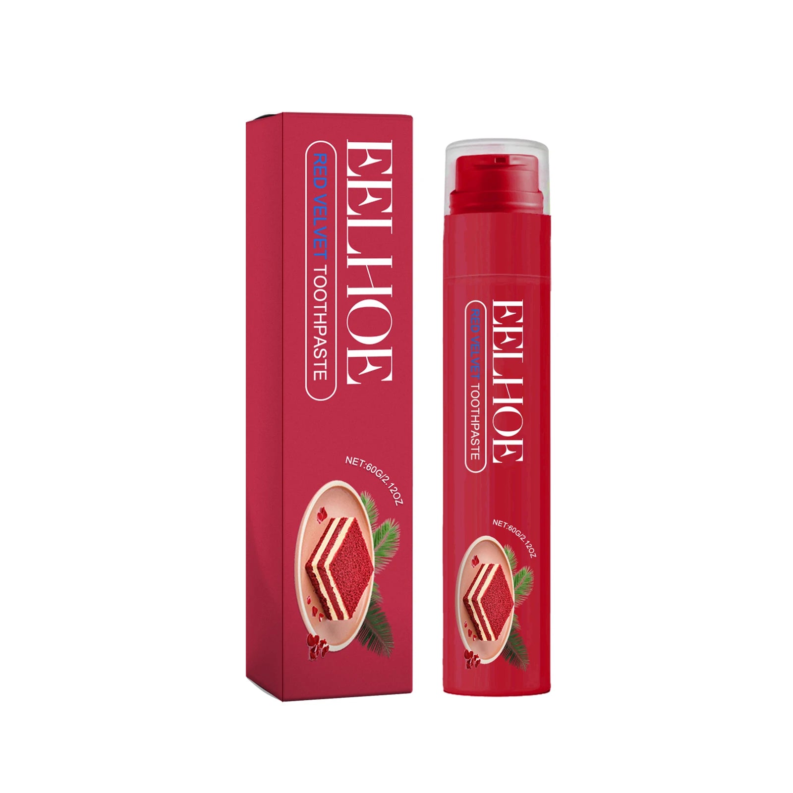 Whitening Toothpaste Various Flavors Remove Stains Clean Teeth Freshen Breath Protect Teeth-Fruity Formula Clean Fresh Mouth Oasis Select Red Velvet Flavor